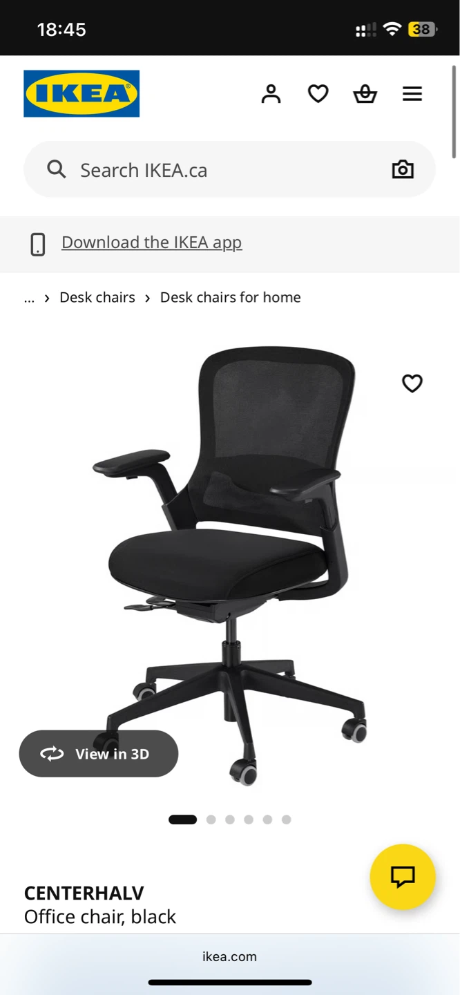 IKEA CENTERHALV Office Chair - Like New!! - photo 2