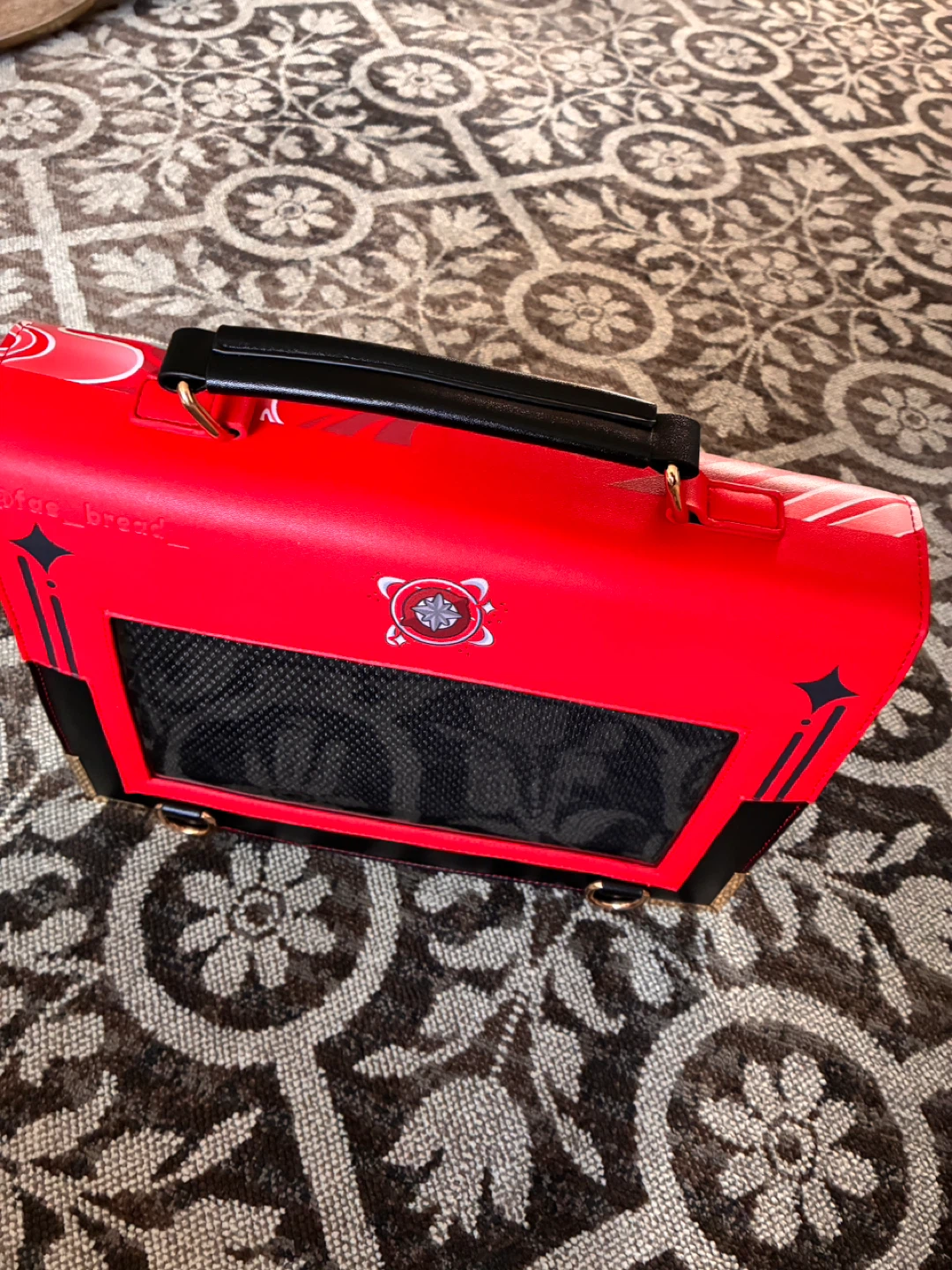 Stray Kids Black and Red Crossbody Bag - photo 3