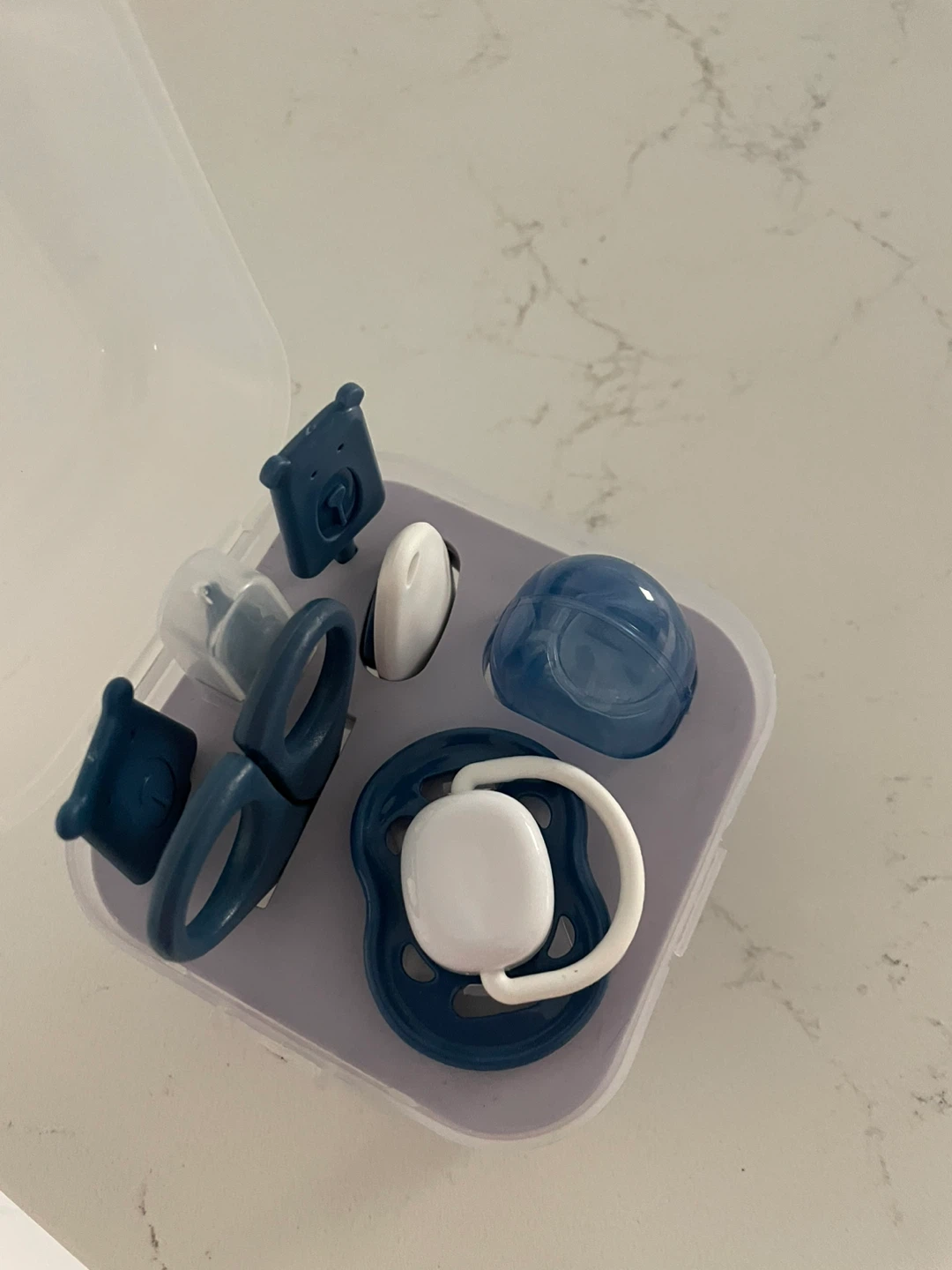 Baby Pacifier Set with Case