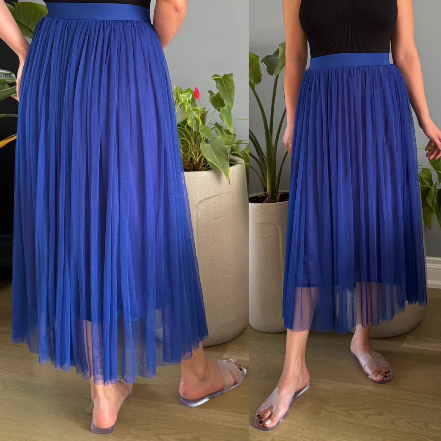Women's Tulle Pleated Skirt - photo 4