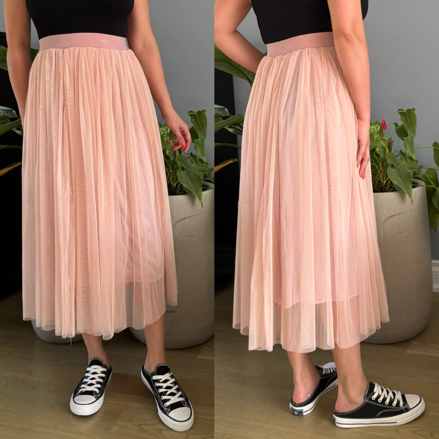 Women's Tulle Pleated Skirt