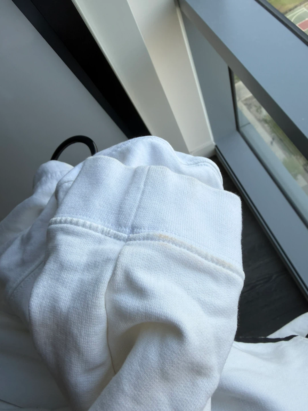 White Adidas Cropped Hoodie - photo 5