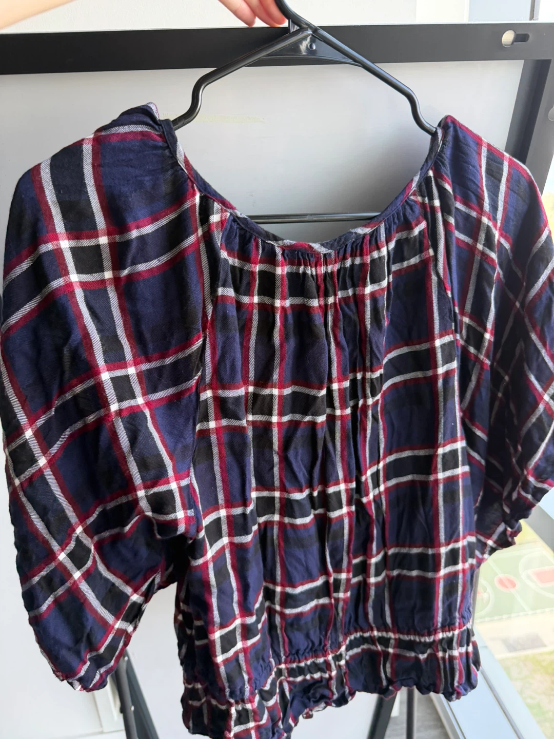 Michael Stars Plaid Button-Up Shirt - Size S - photo 2