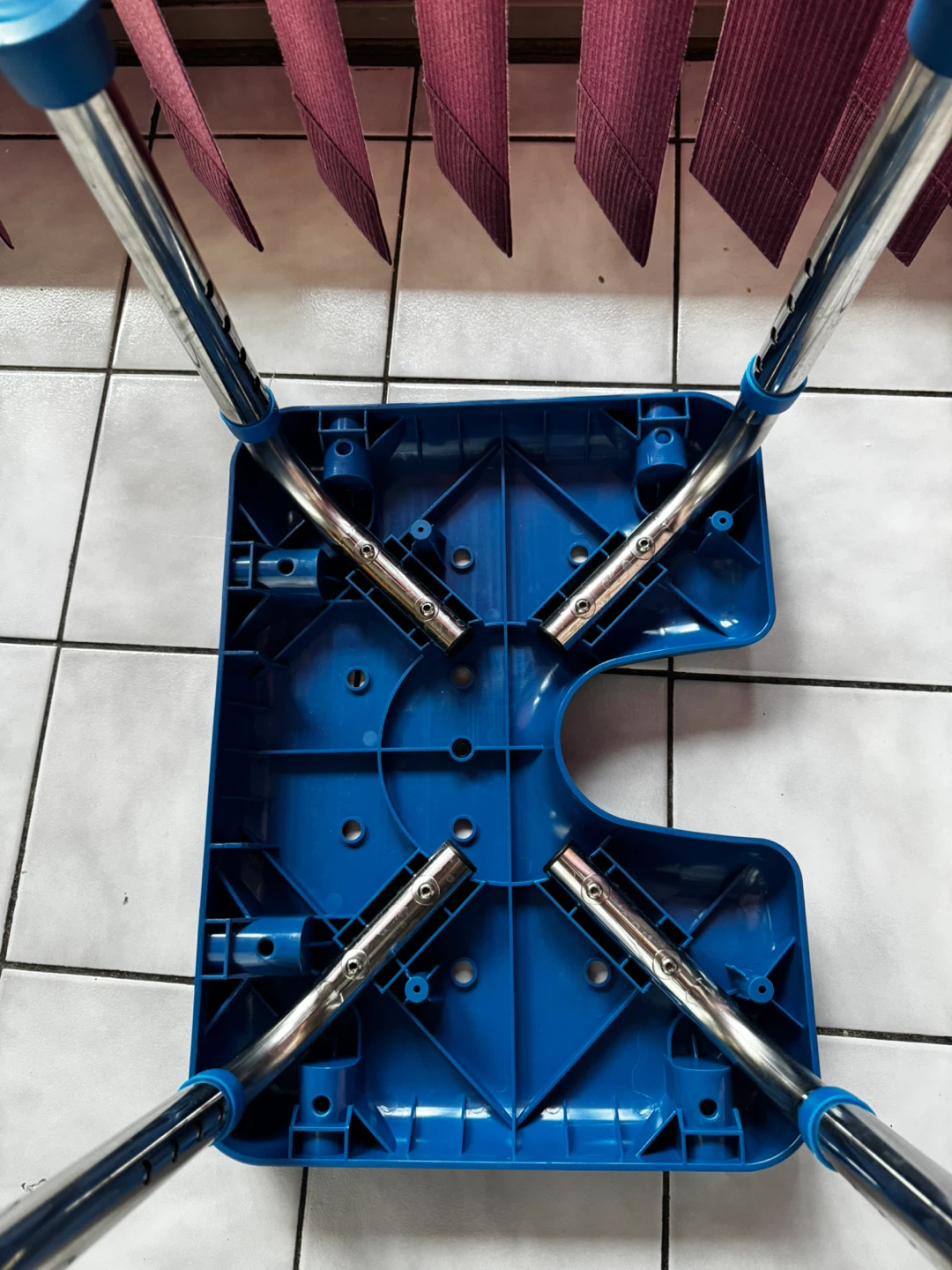 Blue Shower Stool - photo 2