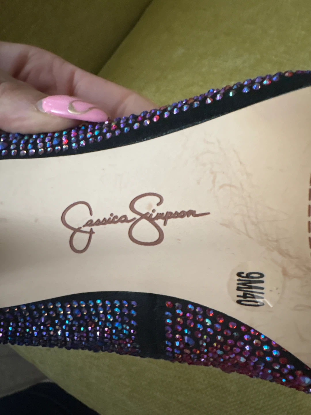 Jessica Simpson Embellished Stiletto Heels - Size 9M - photo 3