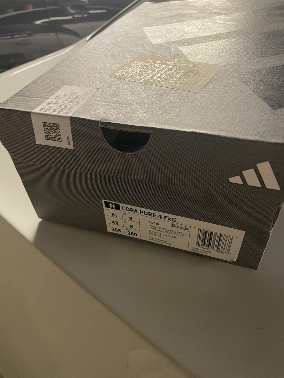 Adidas Copa Pure.4 FXG Soccer Cleats - Size 8 (Men's)