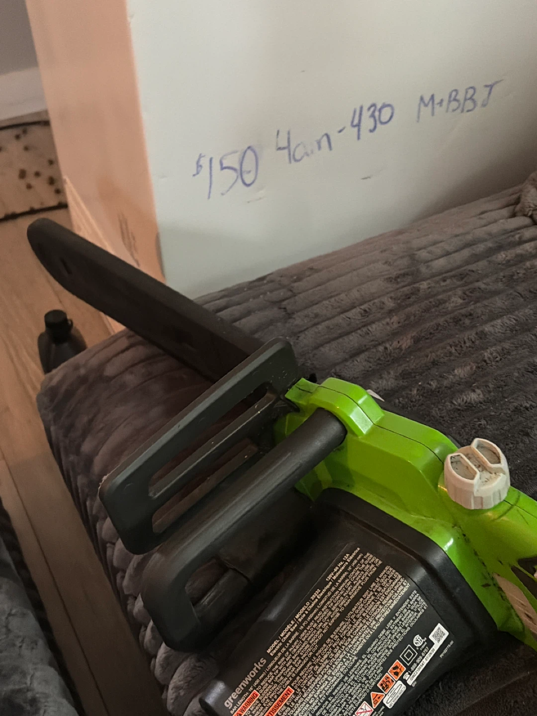 Greenworks Cordless Chainsaw - photo 3