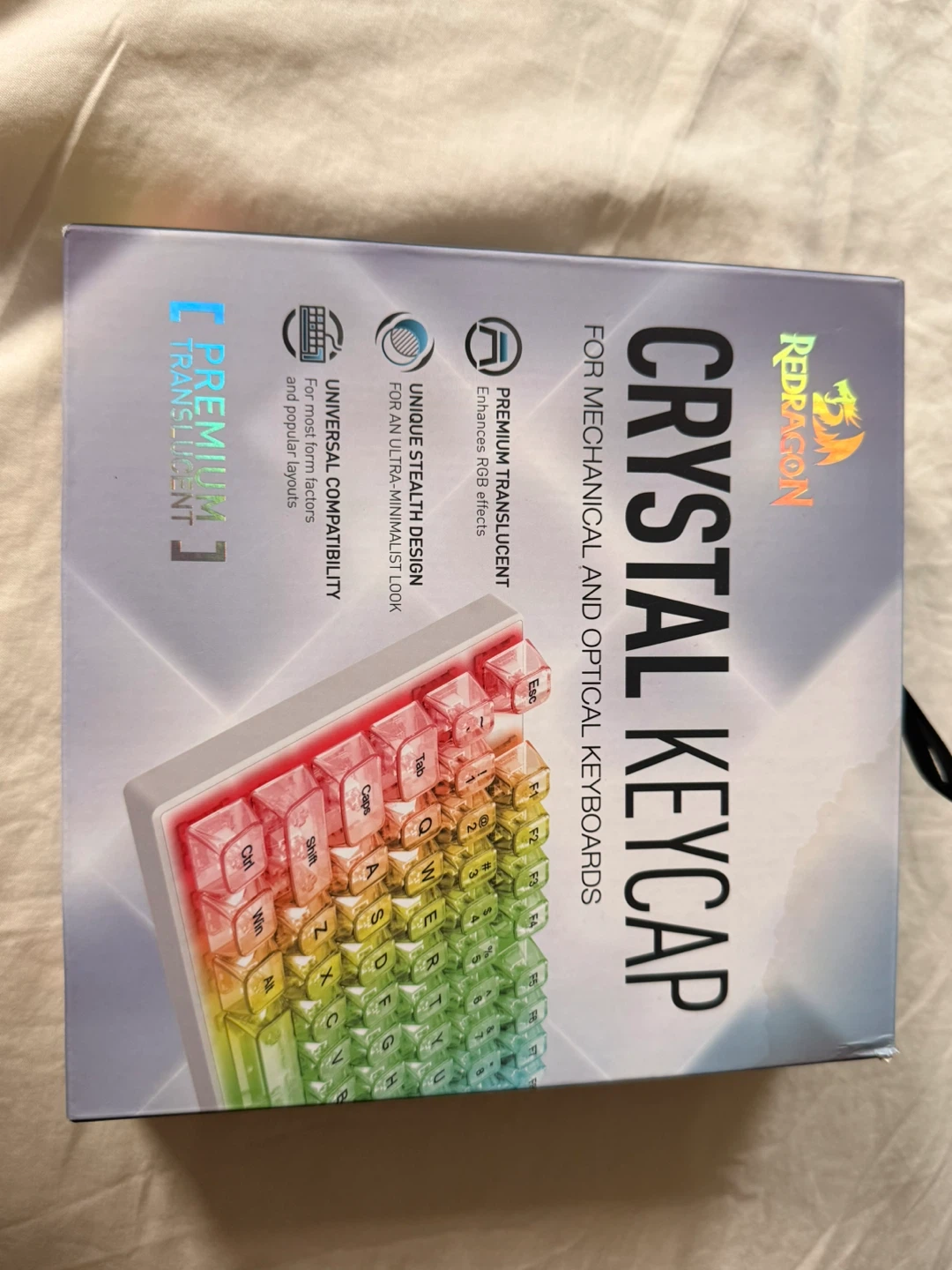 REDRAGON Crystal Keycap Set for Mechanical Keyboards