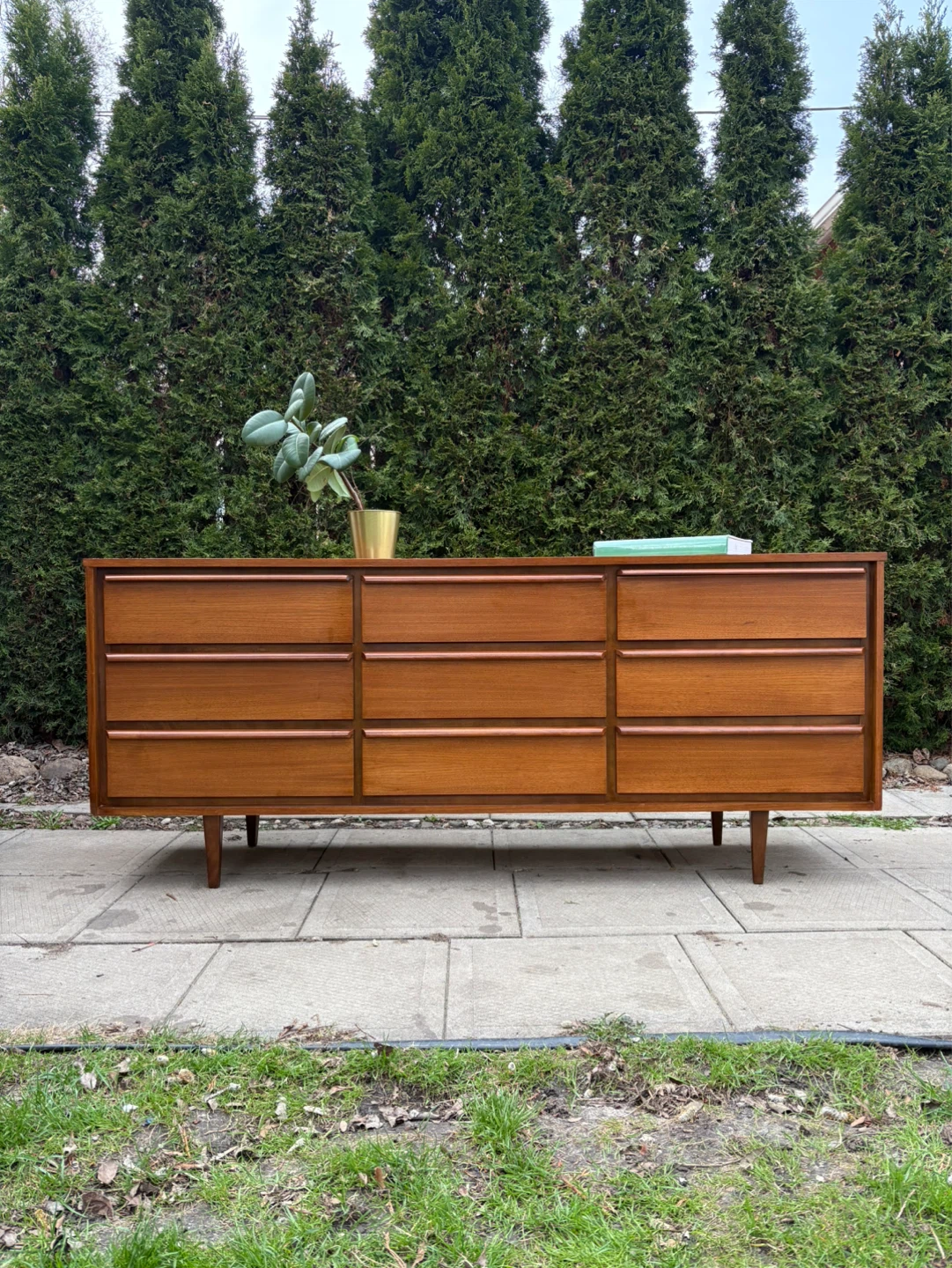 MCM Walnut Dresser