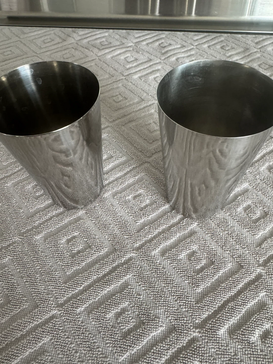 Glass Wine Goblet and Silverware Serving Set