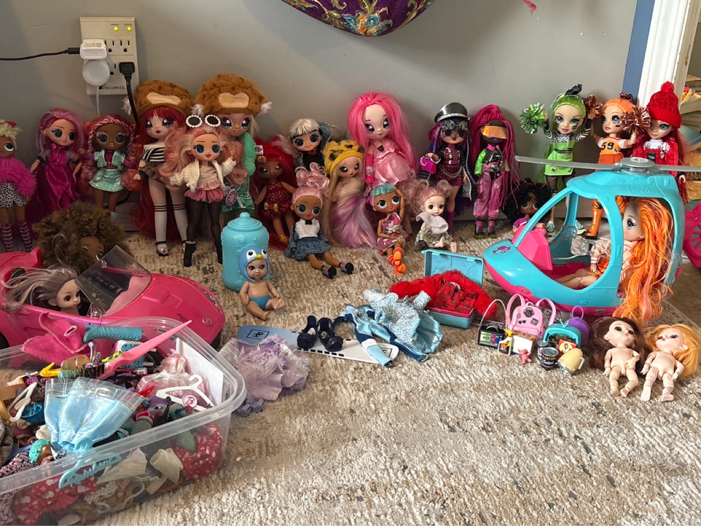 LOL Surprise and Rainbow High Dolls with Accessories