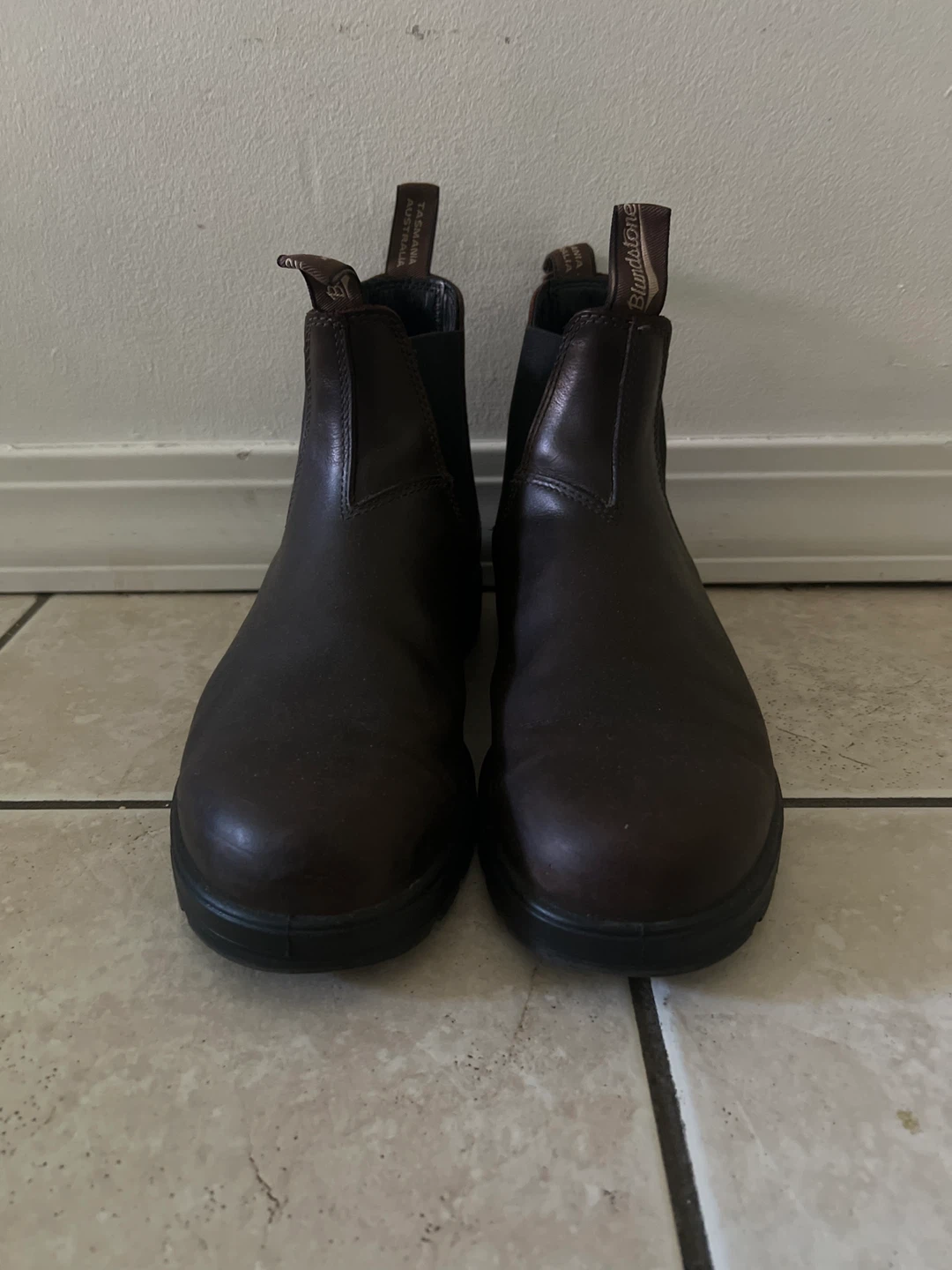Blundstone Brown Leather Chelsea Boots - Size 10