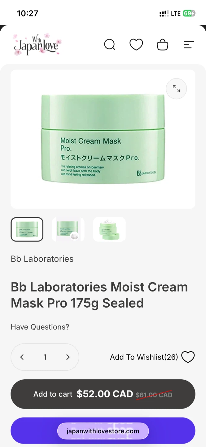 Bb Laboratories Moist Cream Mask 175g - photo 4
