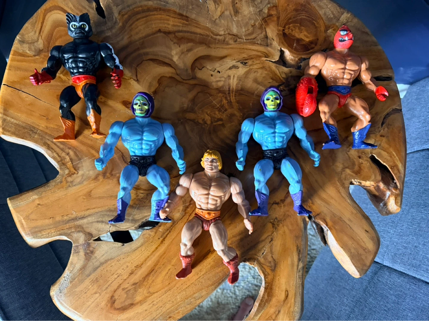 Lot of 5 Masters of the Universe Action Figures (1980s)