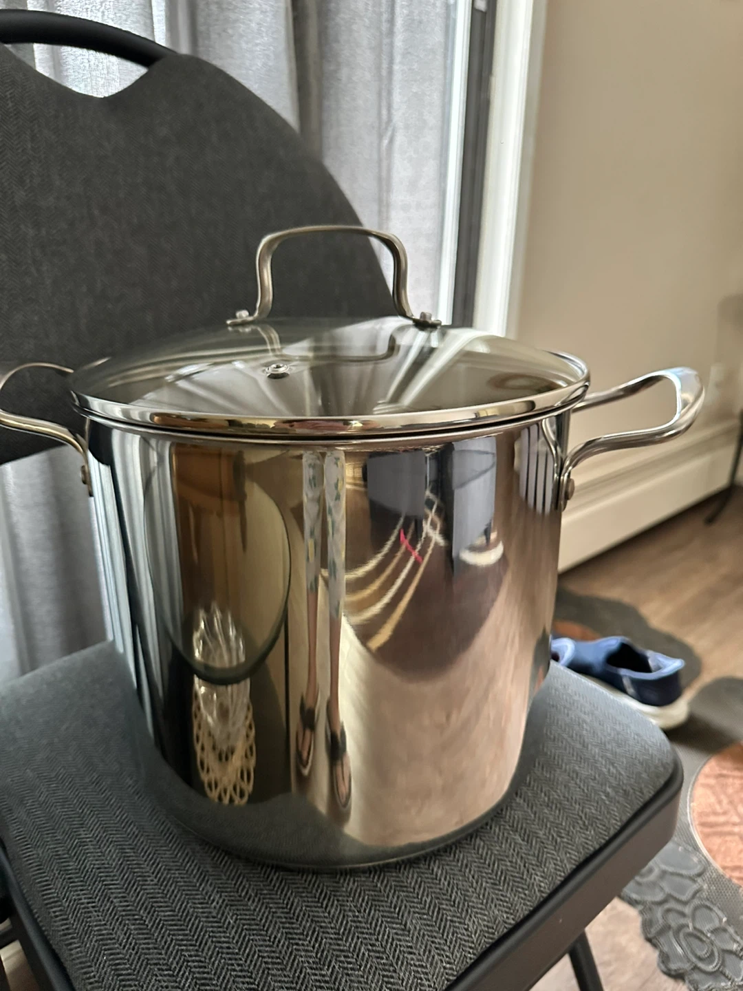 Stainless Steel Stock Pot with Lid - photo 2