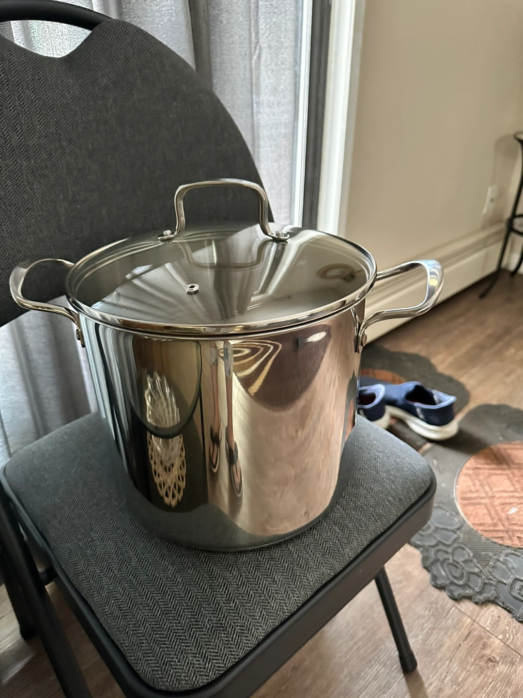Stainless Steel Stock Pot with Lid - photo 3