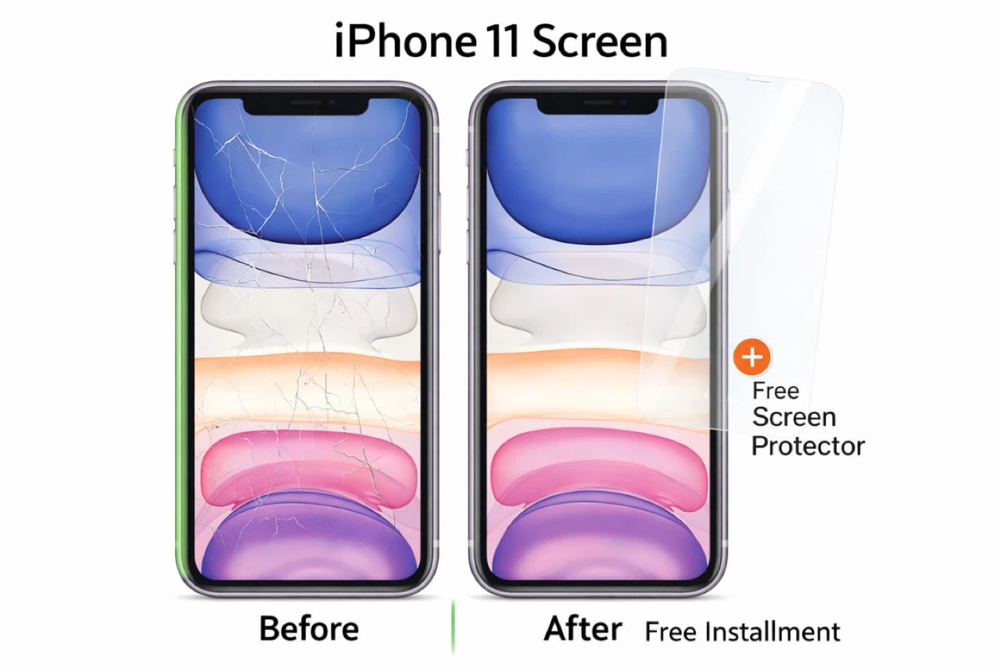 iPhone 11 Screen Replacement | Brand New Display+ Installment