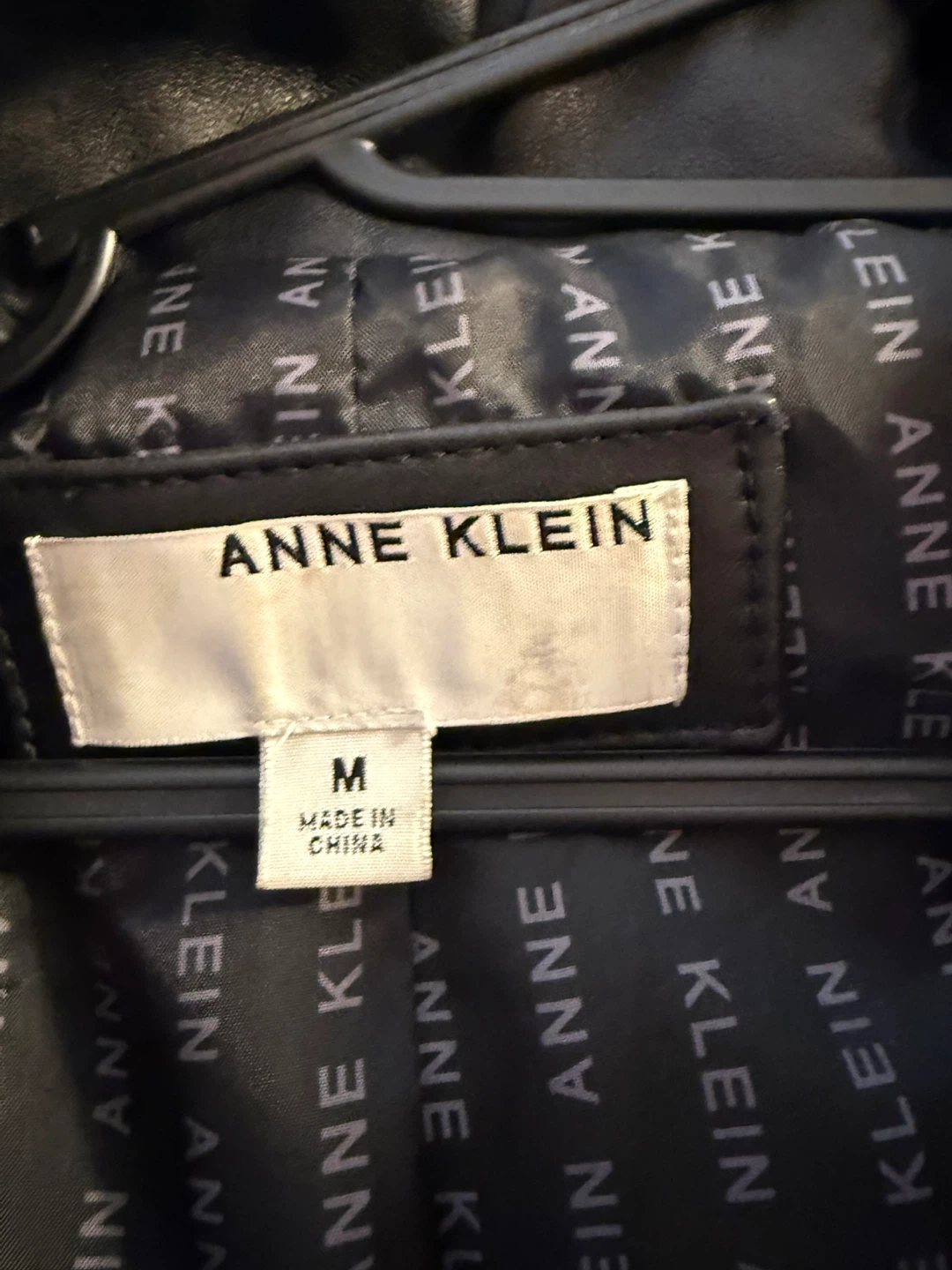 👍Anne Klein Black Leather Jacket - Women’s M👍 - photo 2