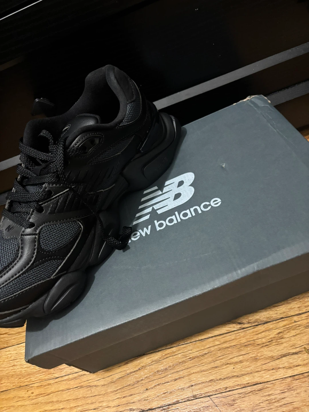New Balance 9060 Black Sneakers Size 10.5 Men's - photo 5