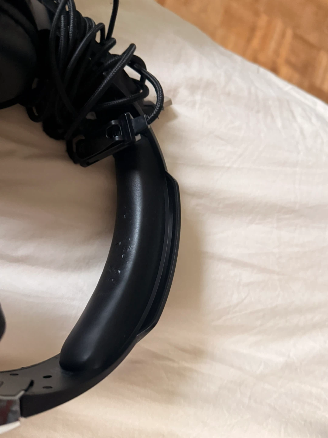 Black Gaming Headphones with Blue Accents - photo 4