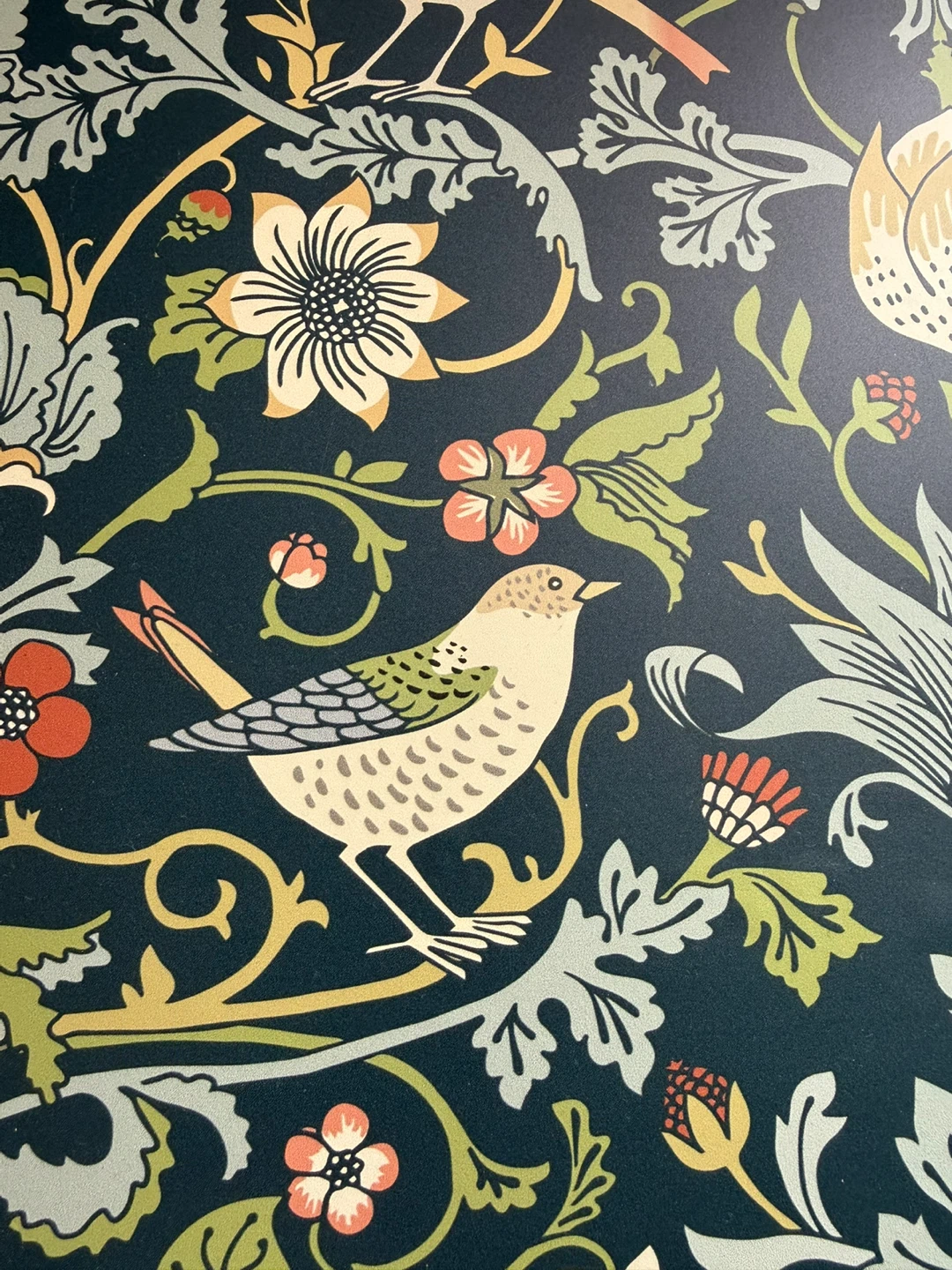 Decorative Serving Tray with Bird and Floral Pattern - photo 4