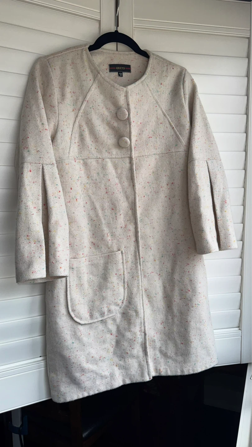 GUCCI Tweed Coat vintage
