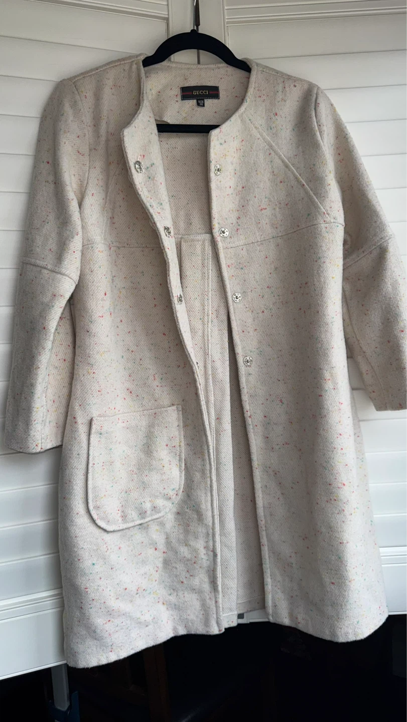 GUCCI Tweed Coat vintage - photo 2