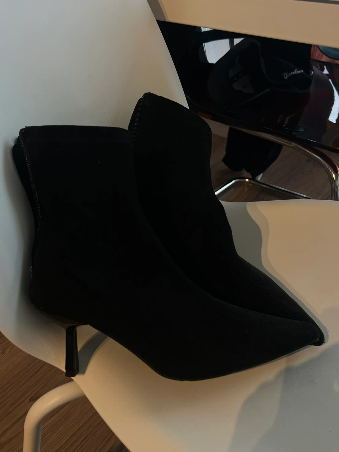 Black Suede Ankle Boots