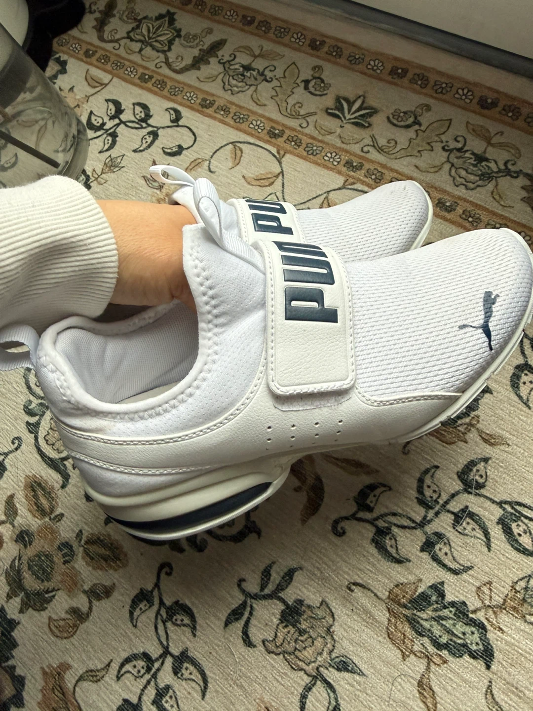 Puma White Sneakers - Size 3.5 UK / 4 US