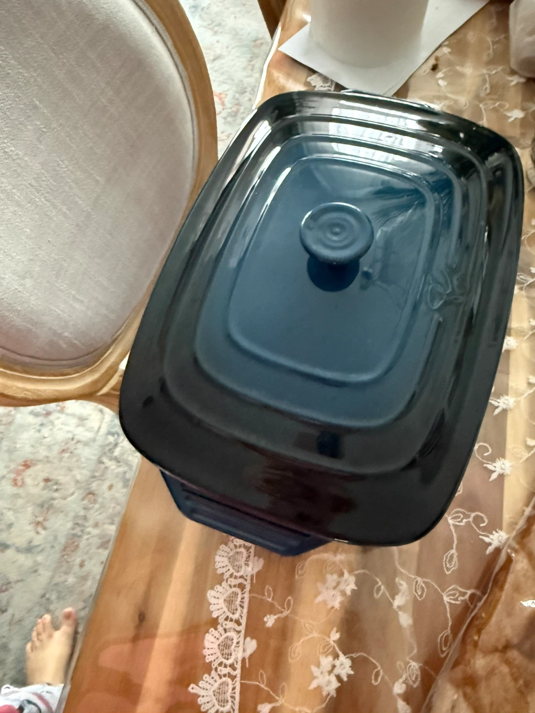 Stoneware Baking Dish with Lid - photo 2