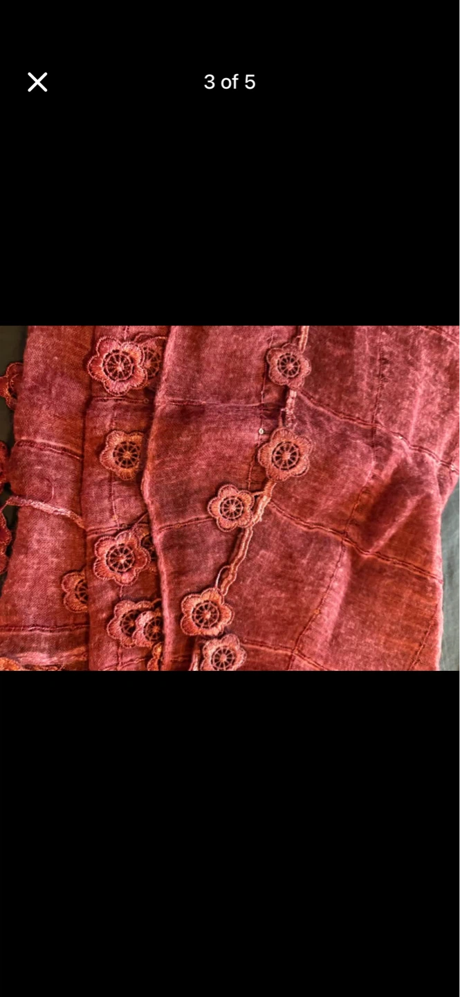 Red Lightweight Scarfy/Wrap