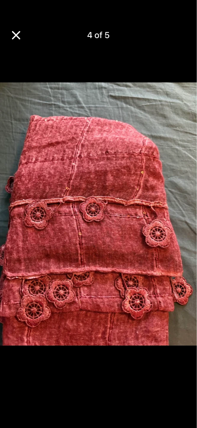 Red Lightweight Scarfy/Wrap - photo 2
