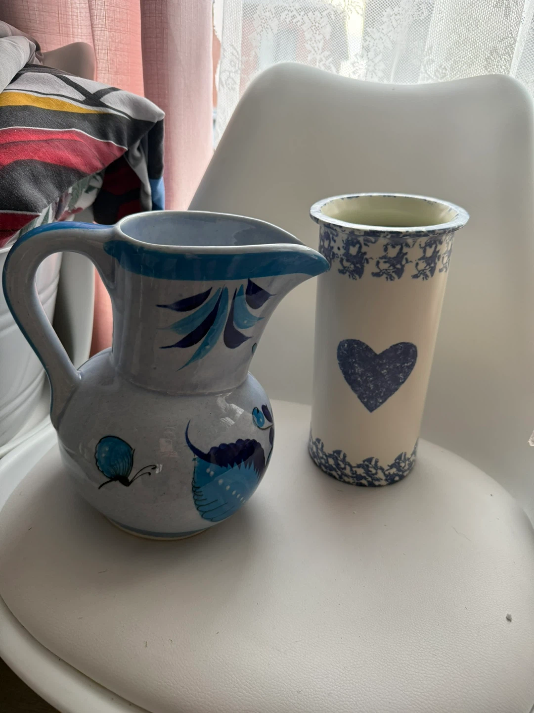 Assorted Vases and Pitcher Set