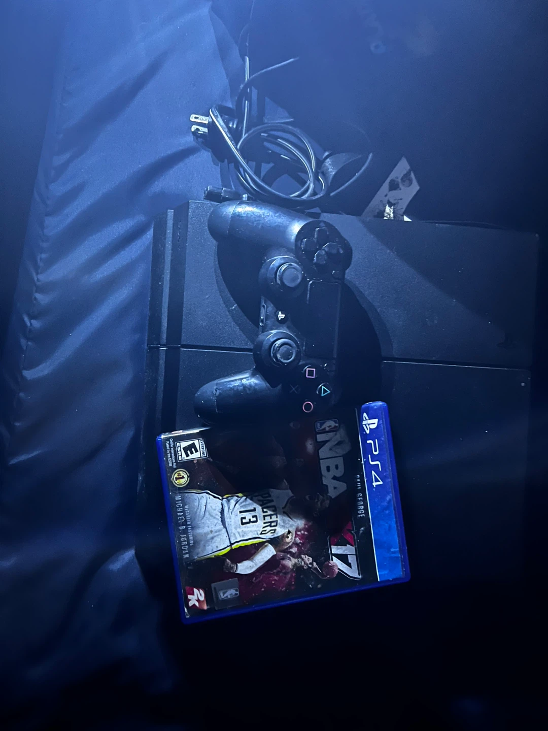 PlayStation 4 Console with NBA 2K17 and NBA 2K21 Games