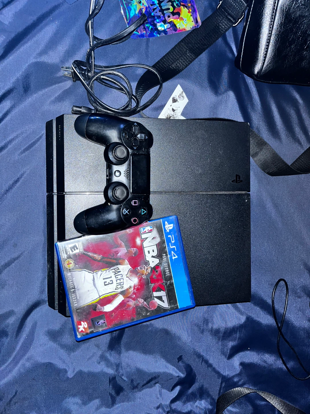 PlayStation 4 Console with NBA 2K17 and NBA 2K21 Games - photo 5