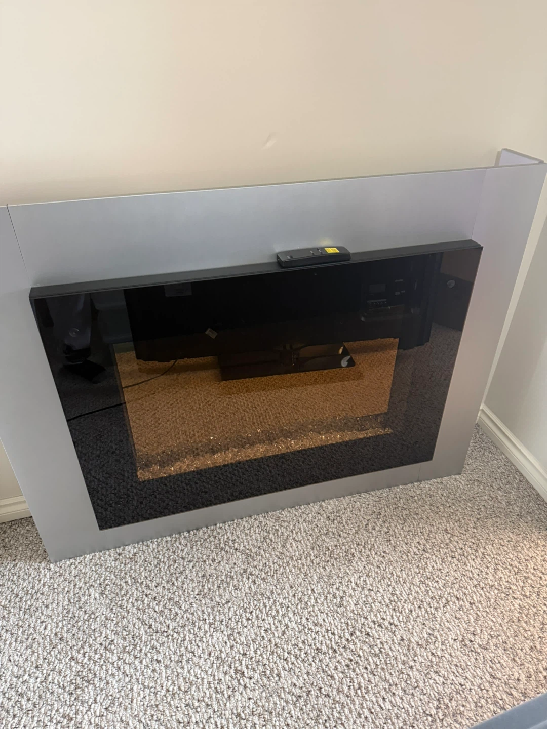 Electric Fireplace with Remote