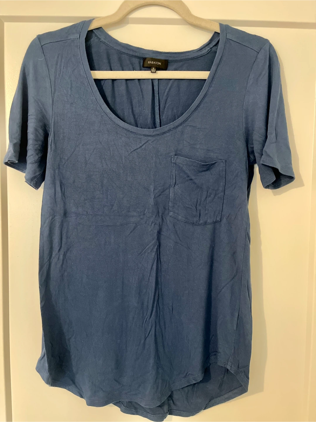 Babaton Navy Pocket T-Shirt