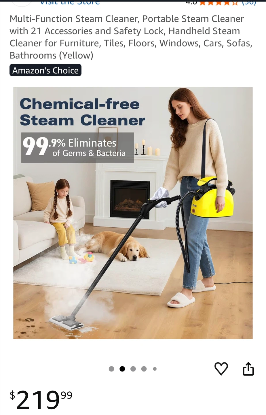 Brand New Steam Cleaner (21 Accessories) – Sealed Box - photo 2