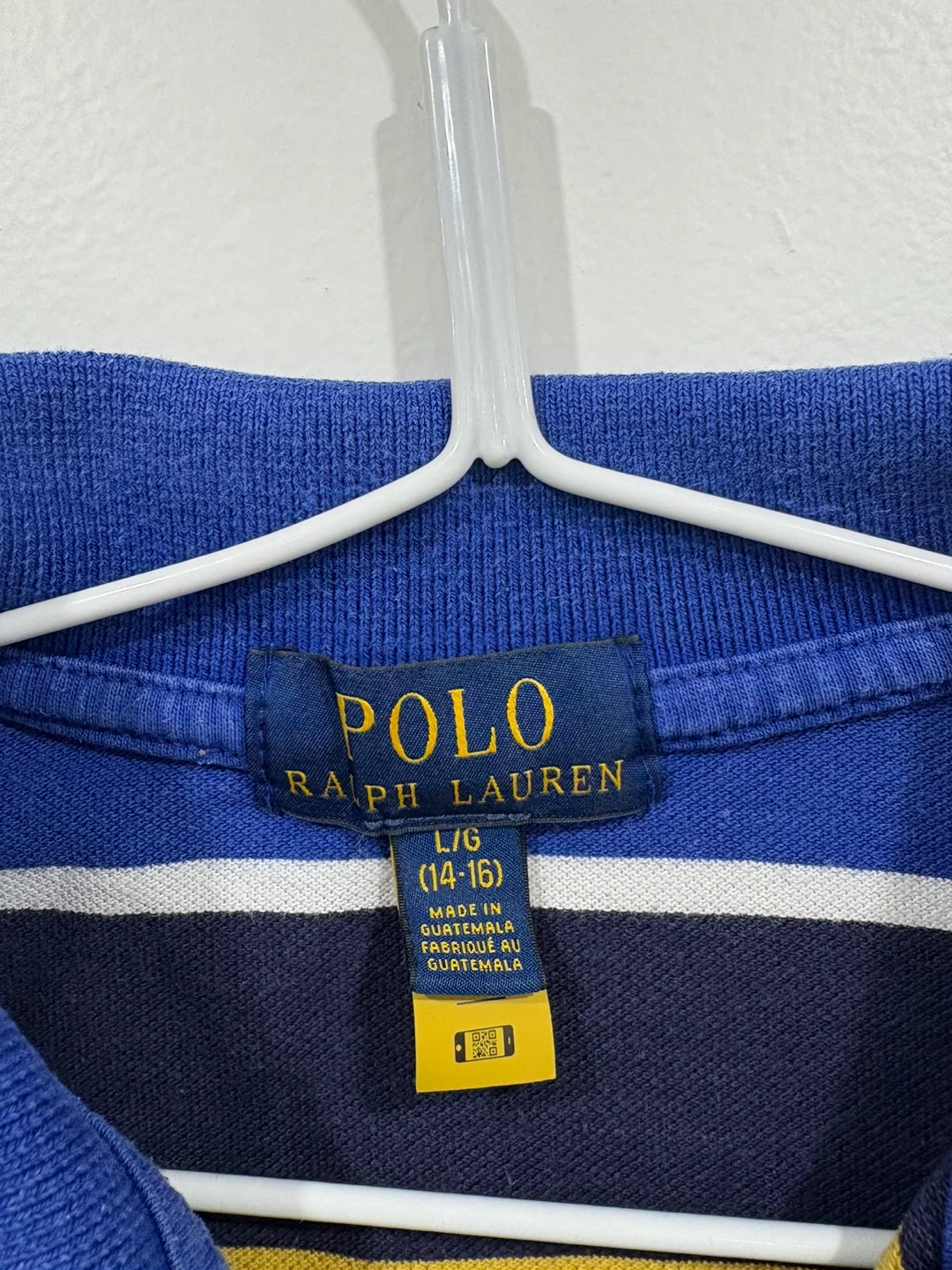 Polo Ralph Lauren Striped Polo Shirt Size L/6 - photo 2