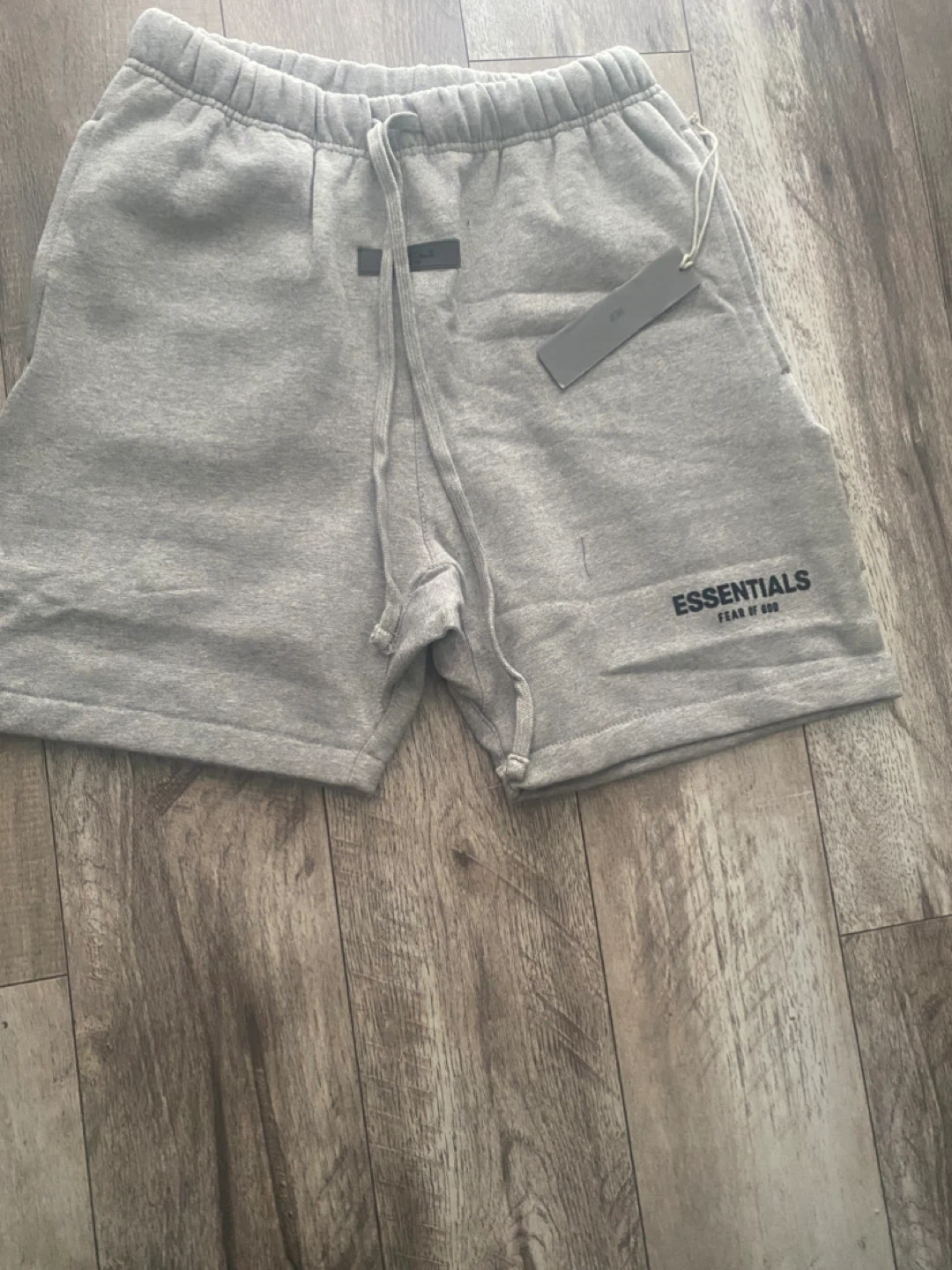 Fear of God Essentials Grey Sweat Shorts - Size S