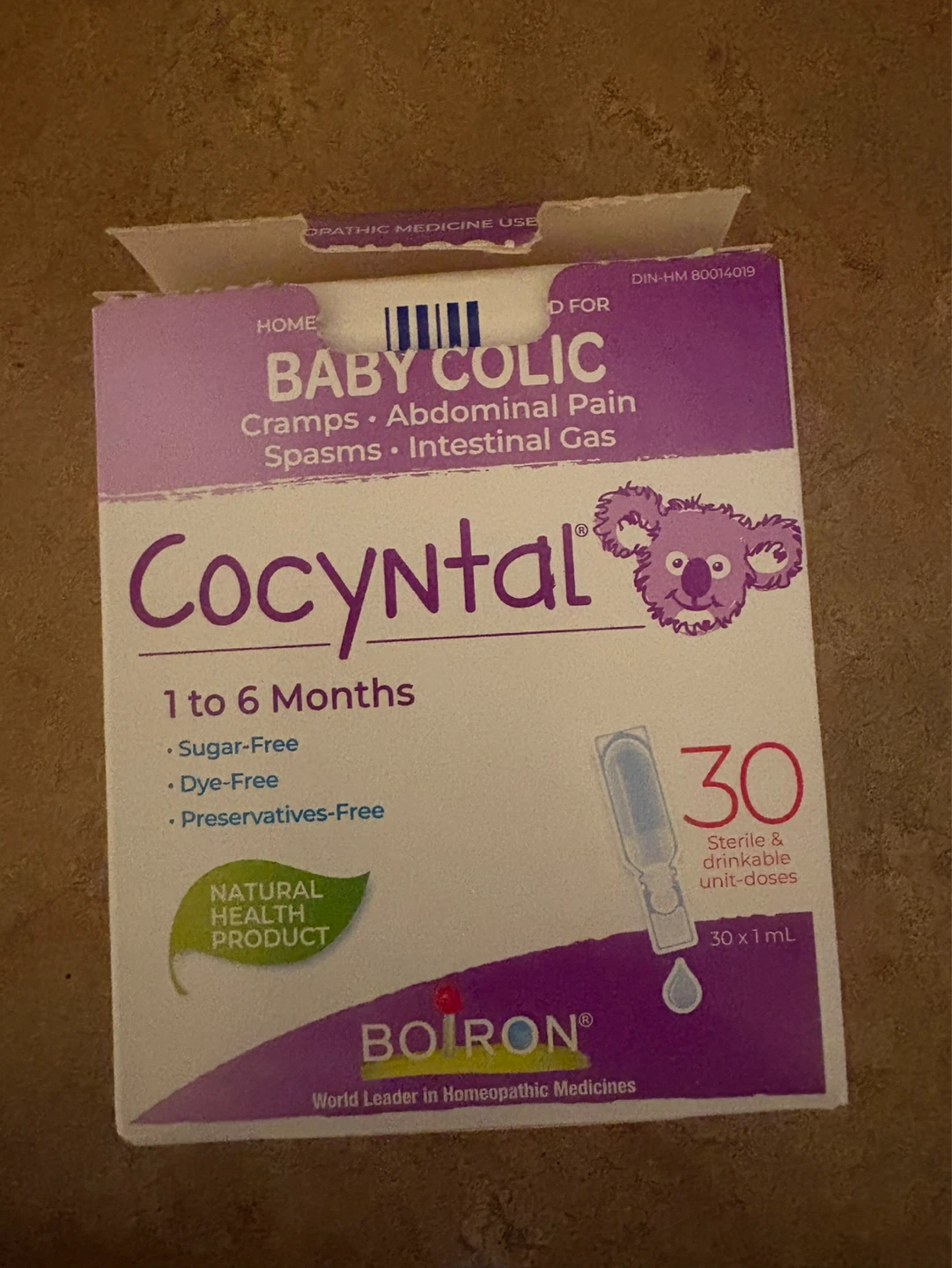 Boiron Cocyntal Baby Colic Relief 30 x 1 mL
