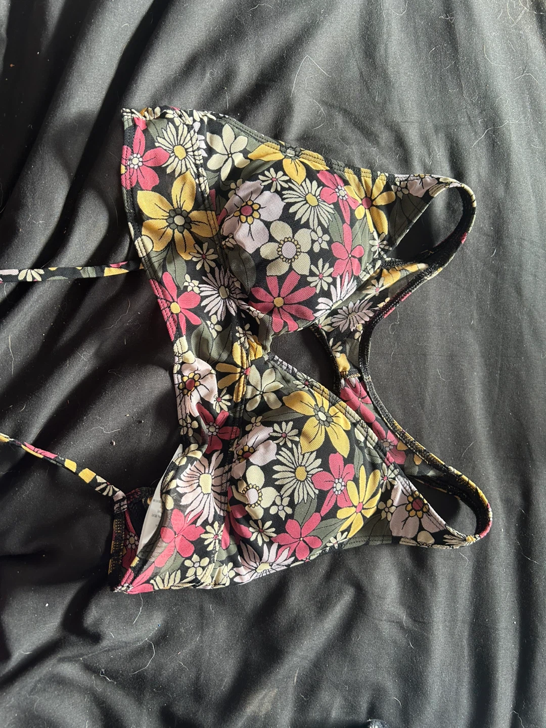 Holister  Floral Print Bikini Top