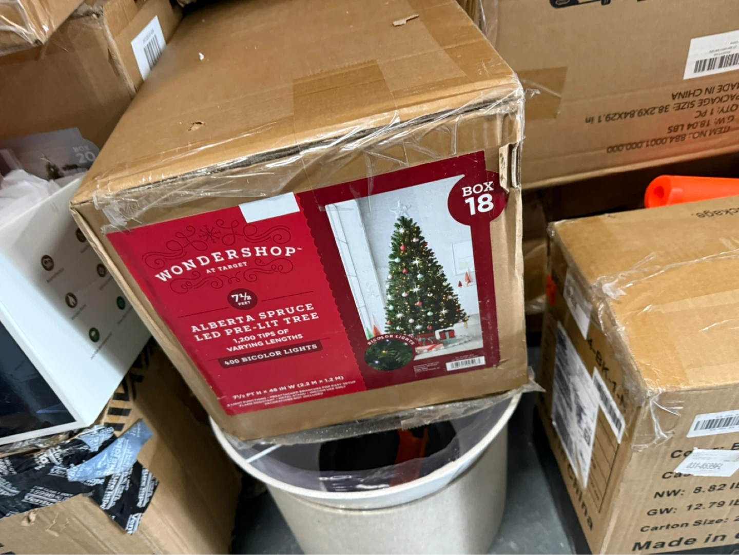 WonderShop At Target Alberta Spruce LED Pre-Lit Tree