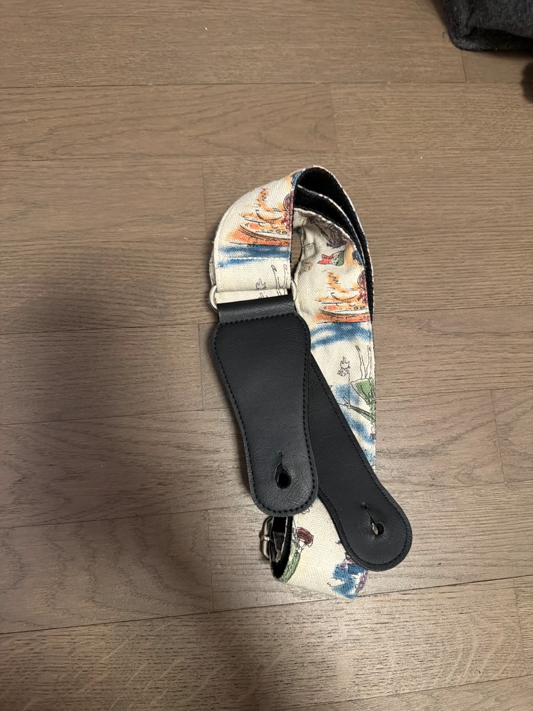 Guitar Strap with Scenic Print