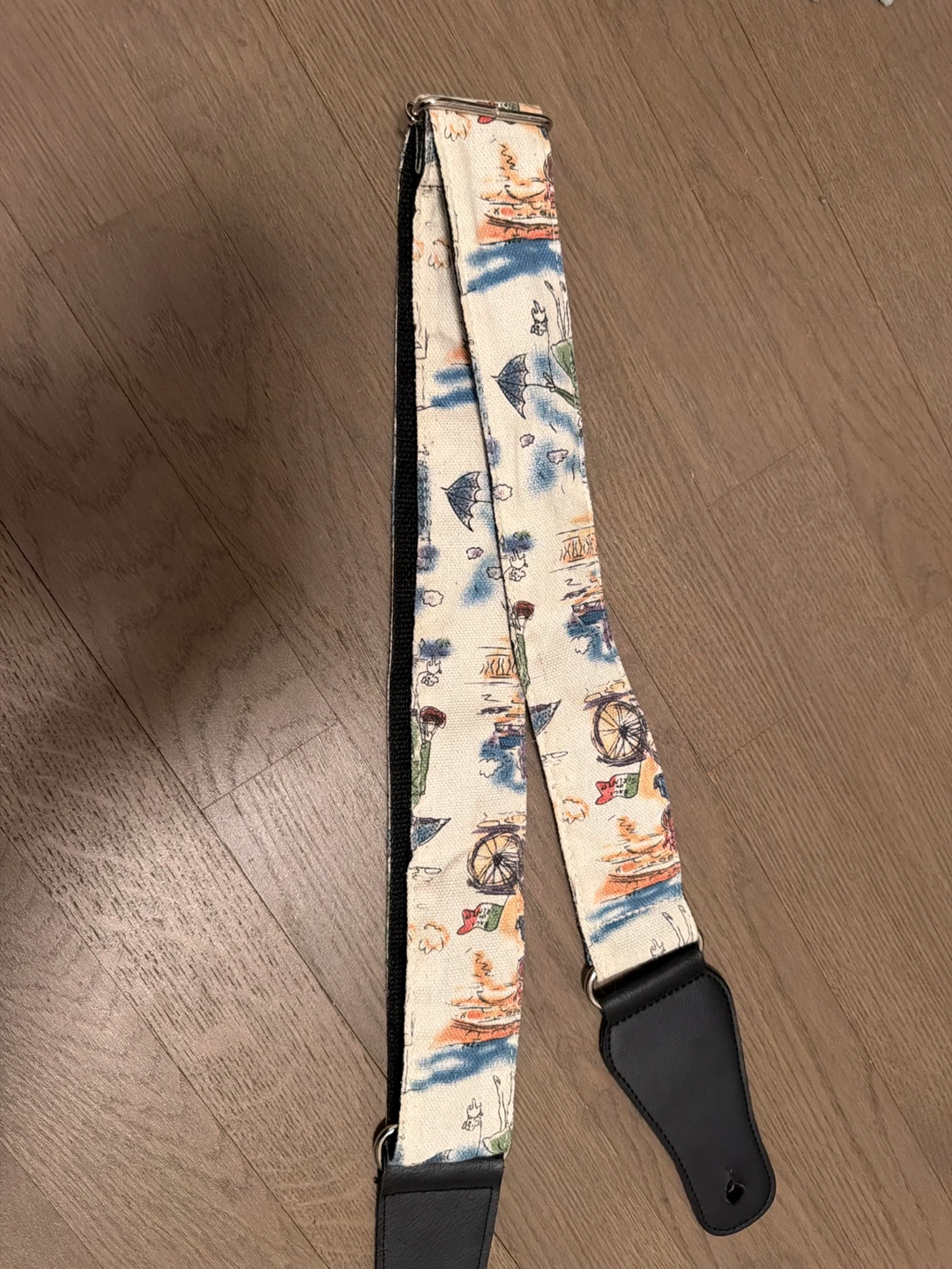 Guitar Strap with Scenic Print - photo 2