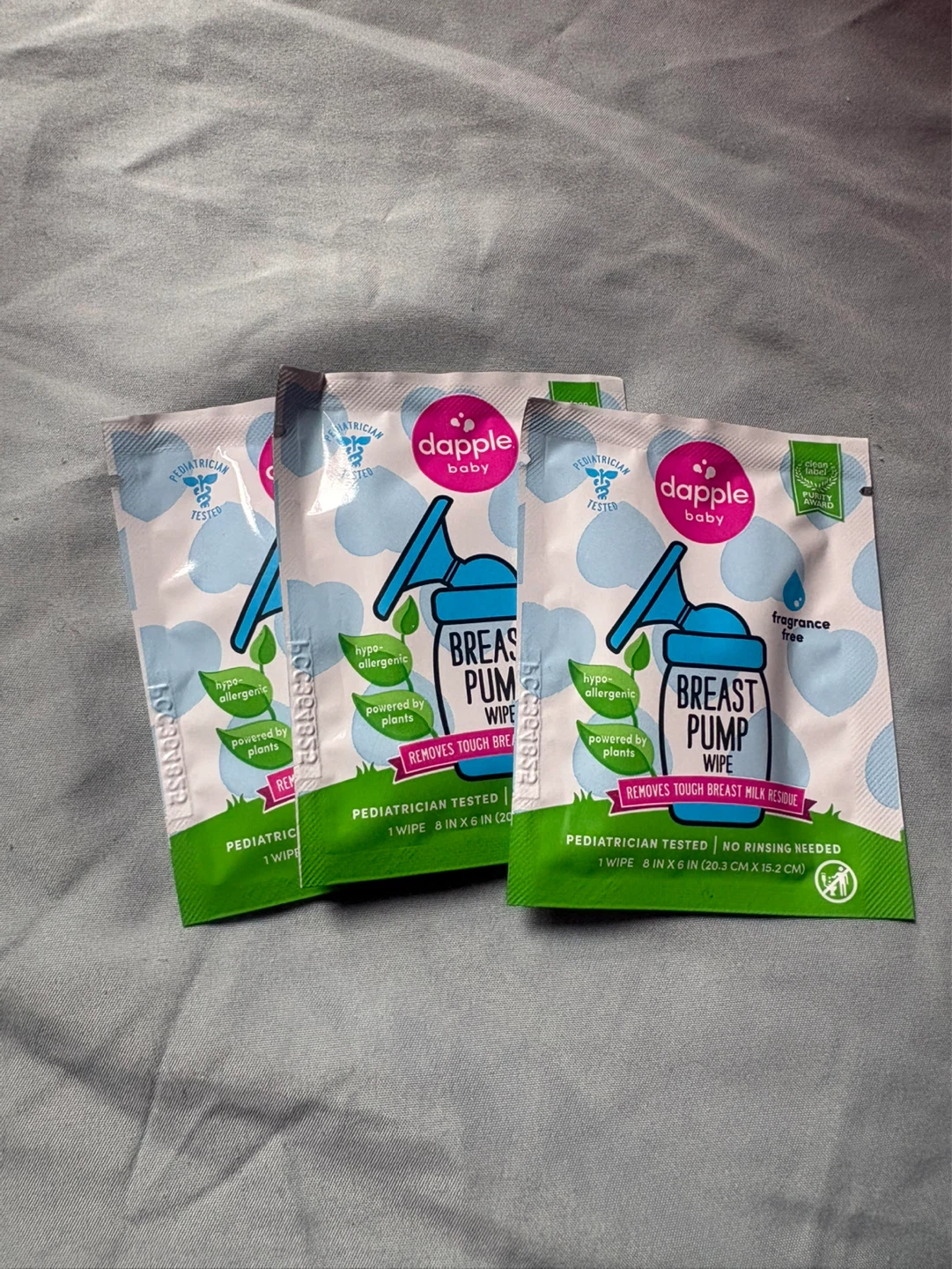 Dapple Baby Breast Pump Wipes (3-pack)