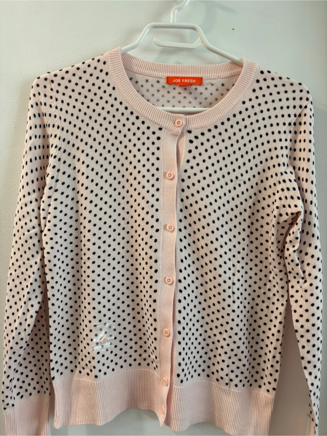 Joe Fresh Pink Polka Dot Cardigan - photo 2