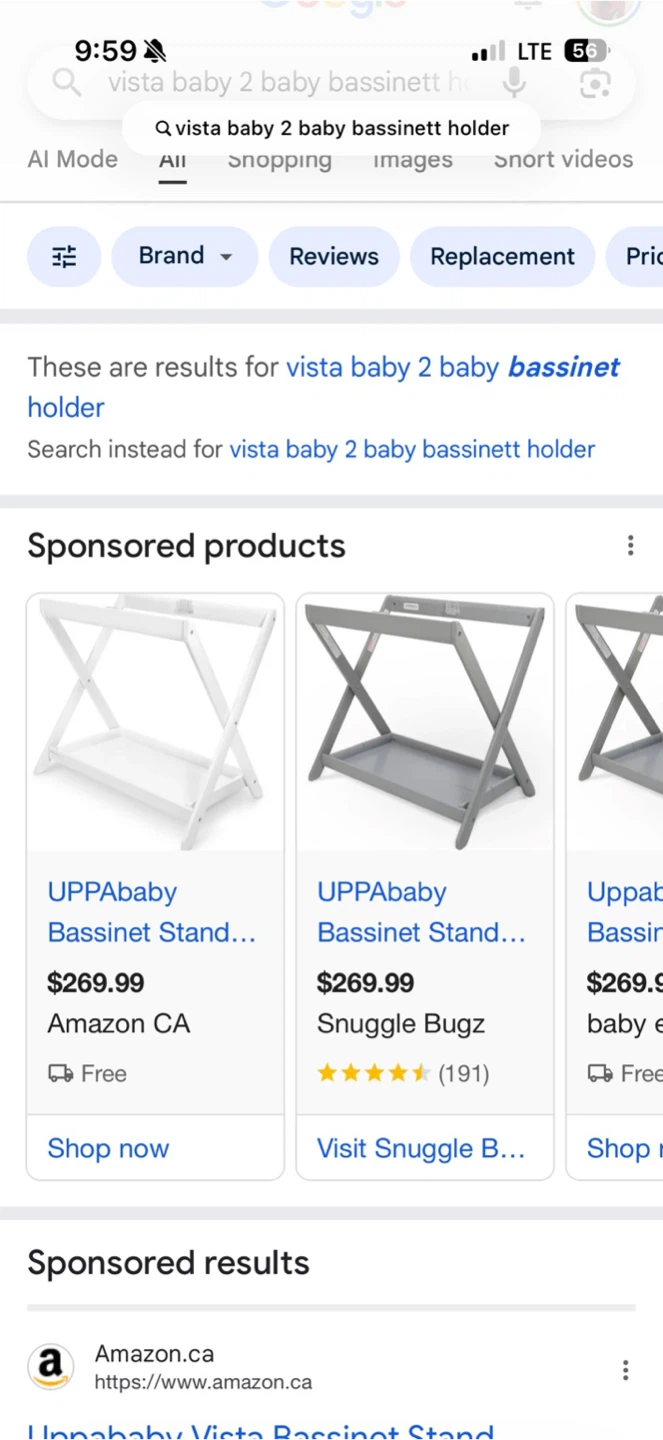 UPPAbaby Vista Bassinet Stand - Natural Wood - photo 2