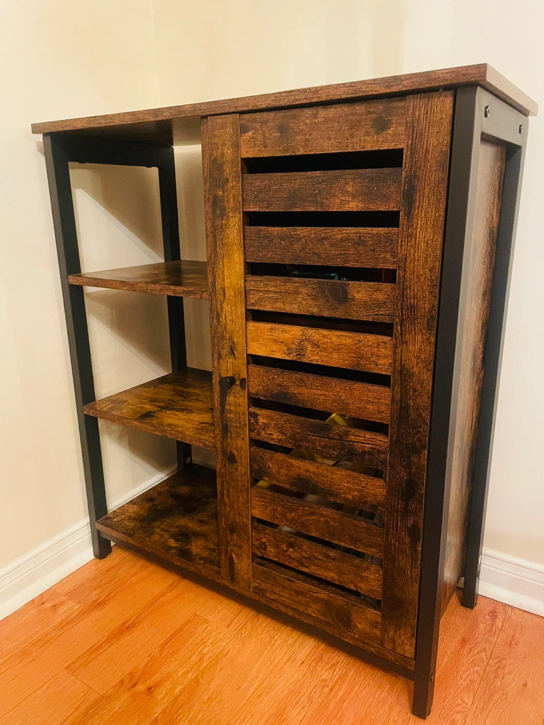 Rustic Brown Storage Cabinet