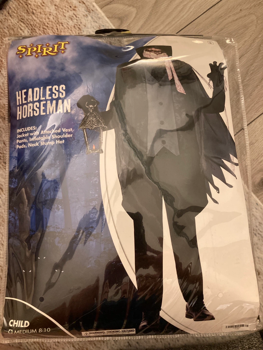 Spirit Headless Horseman Child Costume Medium 8-10
